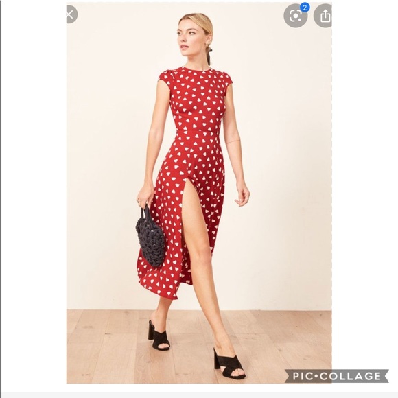 NWOT Reformation Gavin heart dress - Picture 3 of 14
